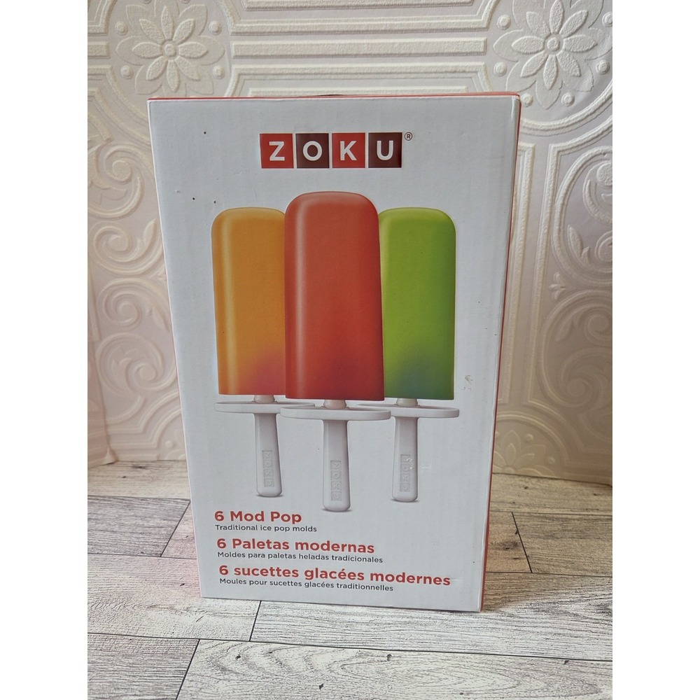 ZOKU 6 Mod Pops ~ Ice Pop Molds ~ NEW